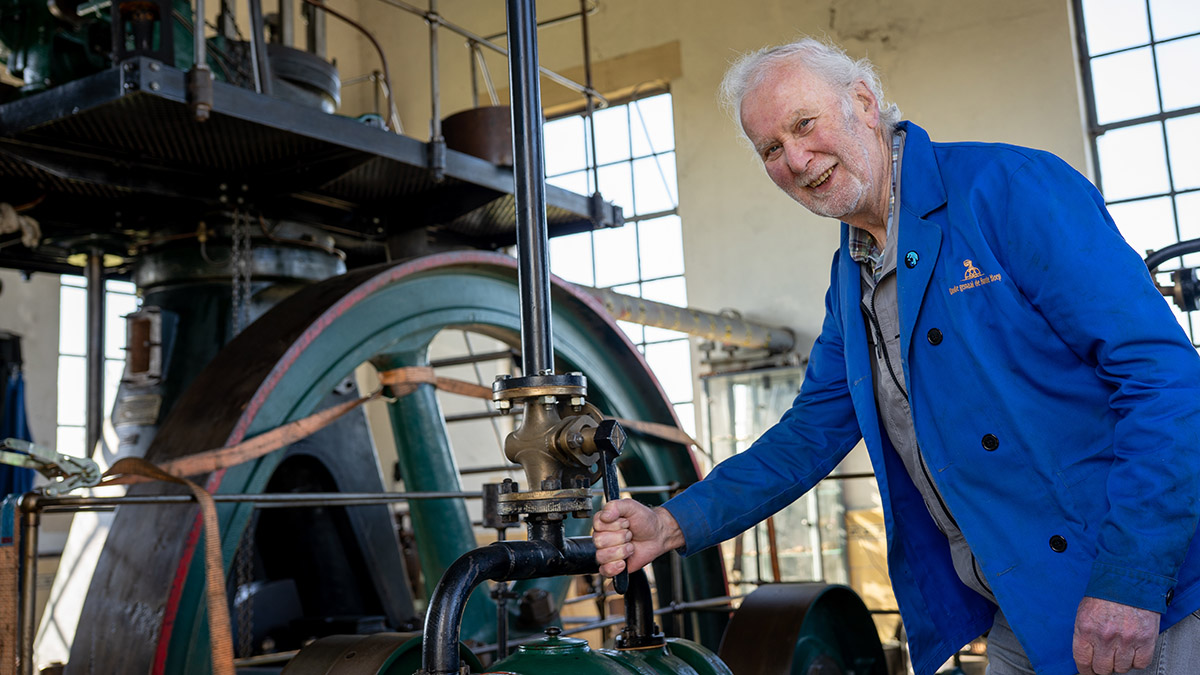 Jef knapte het oude gemaal de Rondehoep op