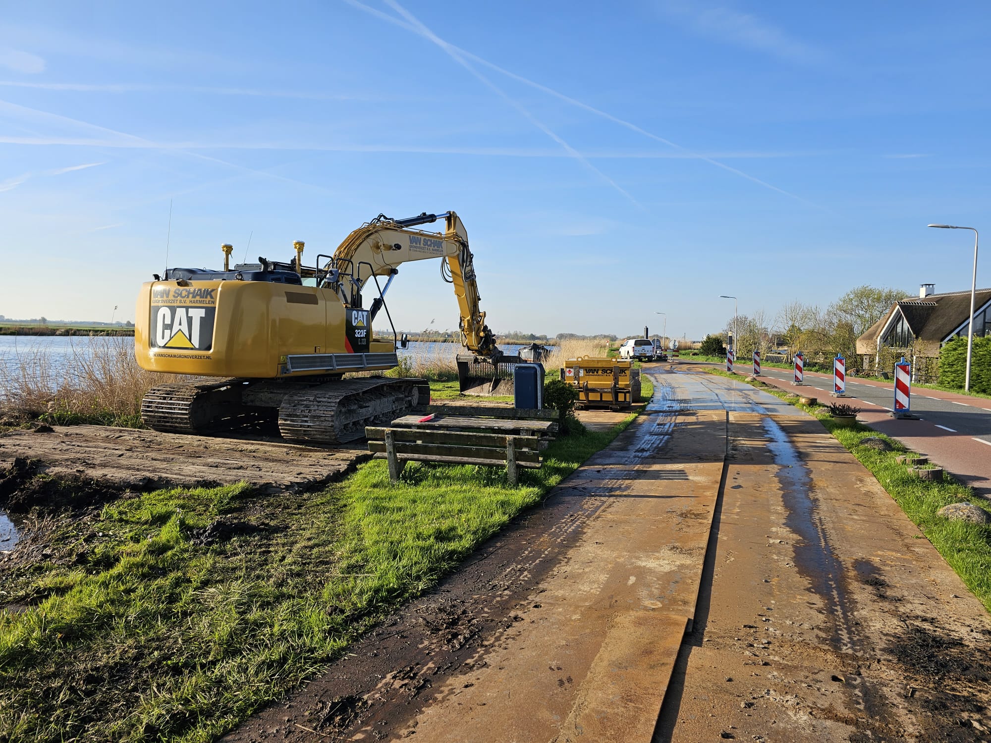 Foto werkzaamheden watercompensatie