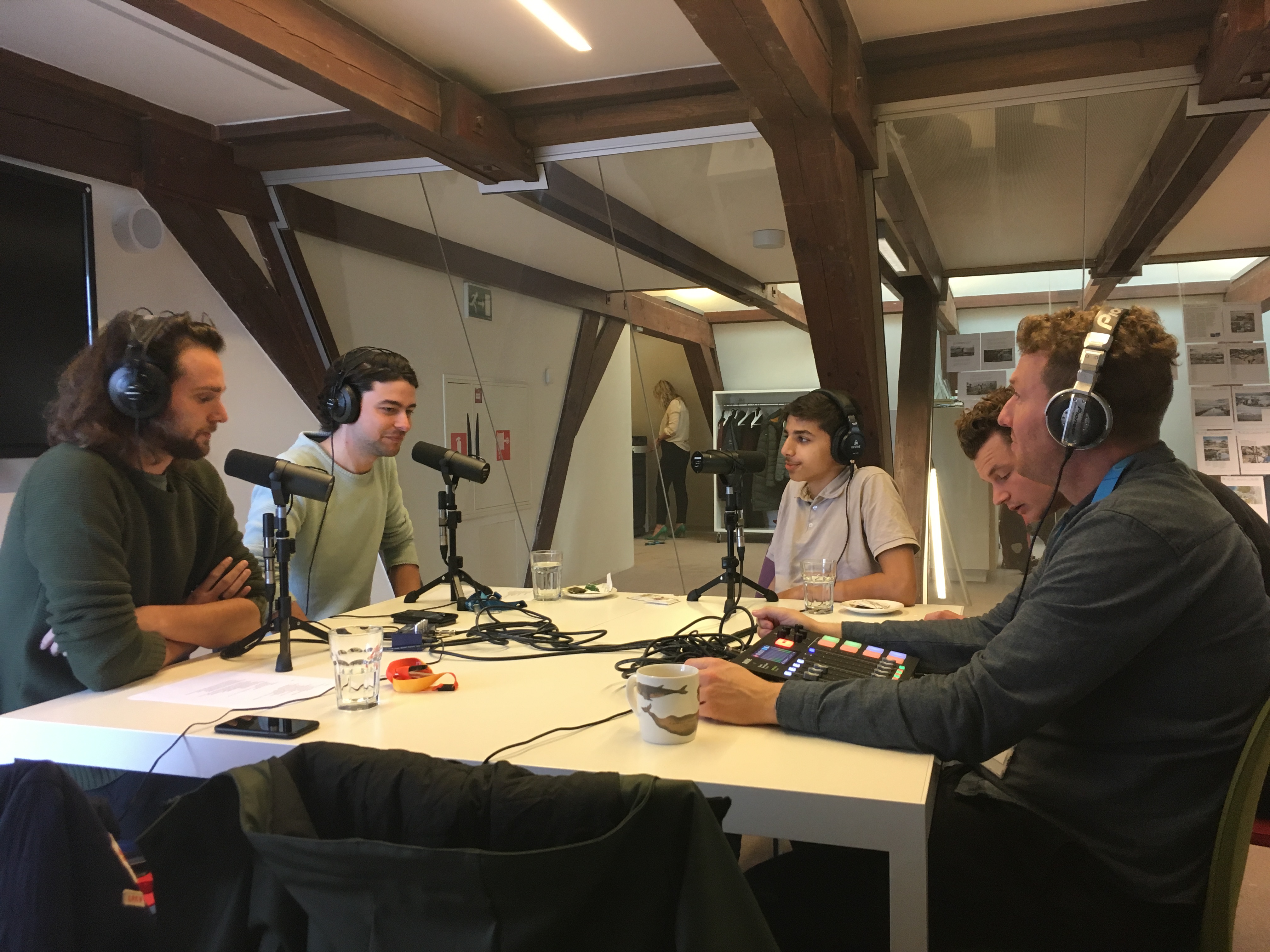 2019, opname podcast in Het Scheepvaartmuseum