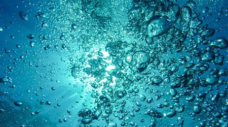Water met bubbels