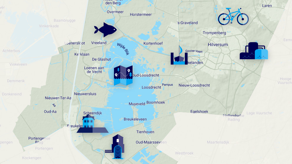 Waar werkt Waterschap Amstel, Gooi en